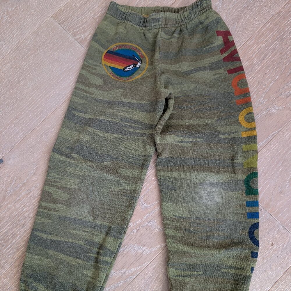 Aviator Nation camo sweatpants, Size 8